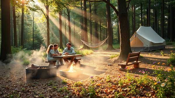 Camping à saint-julien-des-landes : joie et confort au naturel