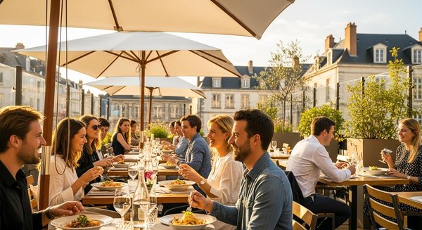 Où trouver un restaurant à Poitiers avec terrasse pour profiter du soleil ?